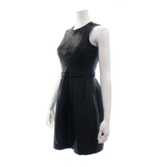 THEORY MINI DRESS WITH FLOUNCE SKIRT SIZE 2 - Picture 1 of 3